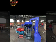 10hp Combinazione Vibratory Mini Riso Mill Machine con sollevamento di carico 7.5kw