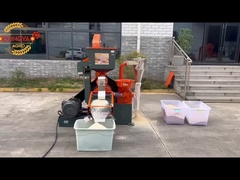 Processo di sbucciatura nel mulino di riso commerciale portatile facile da installare e design portatile
